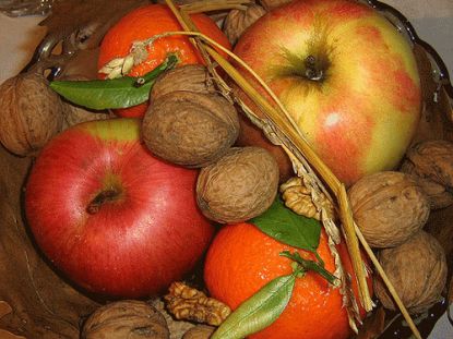 Obst und Nüsse zu Weihnachten © Flickr / Milica Sekulic